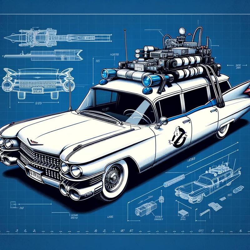 hueforge ecto1 blueprint