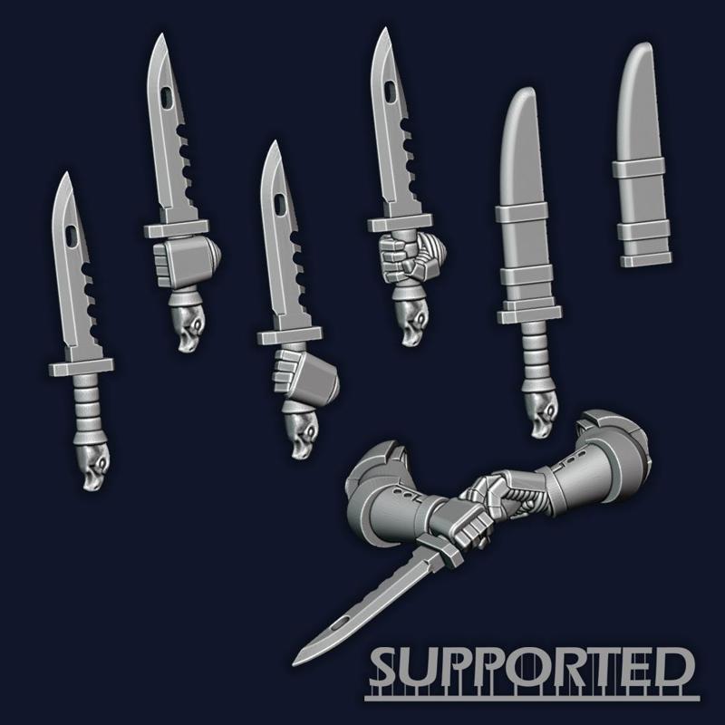 Gen 7 Retribution Squad - Manticore Pattern Combat Knife [Pre-Supported]