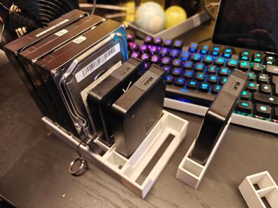 2.5" HDD WD-Elements insert for a 3.5" HDD storage holder