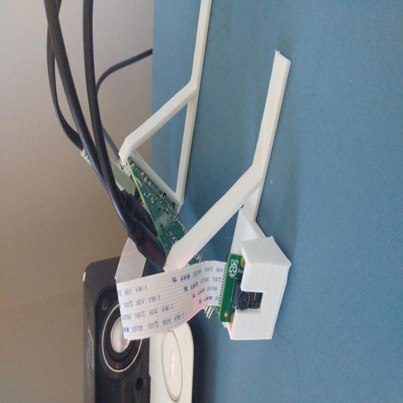 Triangle Raspberry Pi with Camera Minimal Mount