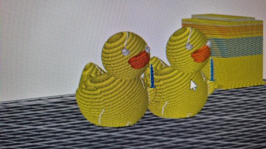 Duckling with Knife
