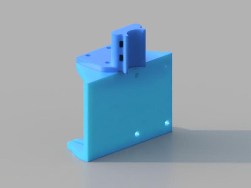 Hemera XS MGN9 linear rail mount plate and cable strainrelief for Ender 3/Ender 3 Pro series