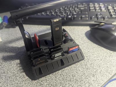 Desktop organizer for USB, SD, Micro SD, & Portable HDD/SSD