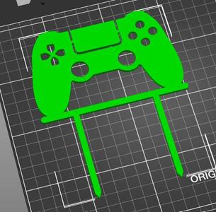 Joystick cake topper