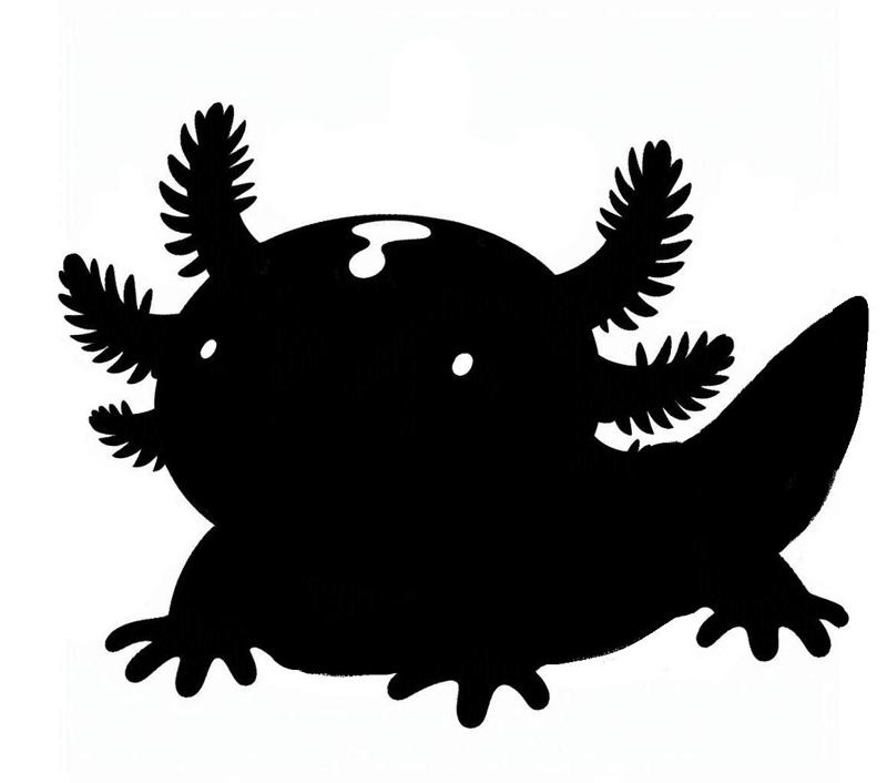 Stencil: Axolotl 2