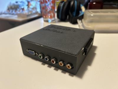 GBS8200 + SCART + LR Audio holes