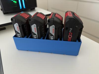 Gridfinity for Bosch Professional 18V Battery/Akku