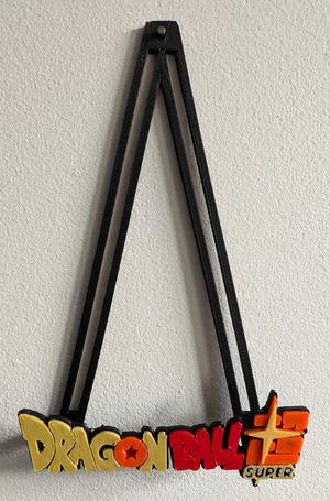 Dragon ball Super logo for HueForge mural holder