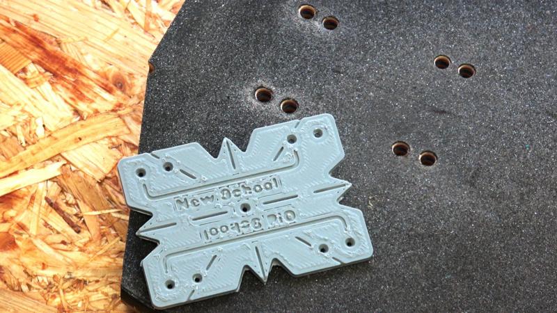 Drilling Jig Skateboard Baseplate