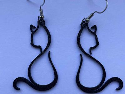 Cat Earrings 2