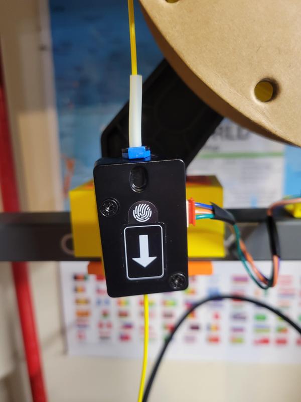 Ender+3+v3+Corexz Snap on Mount for Runout Sensor with Spool Top Mount