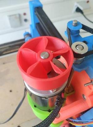 500w spindle fan with airfoil