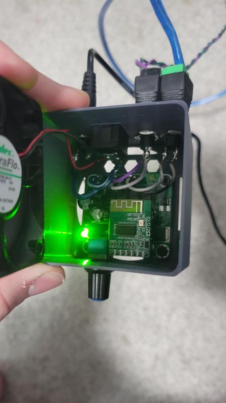 TPA3110 Bluetooth Speaker Amplifier Enclosure with Fan