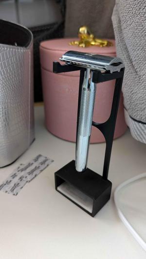 Razor and Razorblade Holder for King C.Gillete Saftey Razor