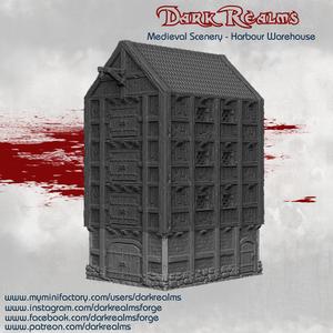 Dark Realms Medieval Scenery - Harbou Warehouse