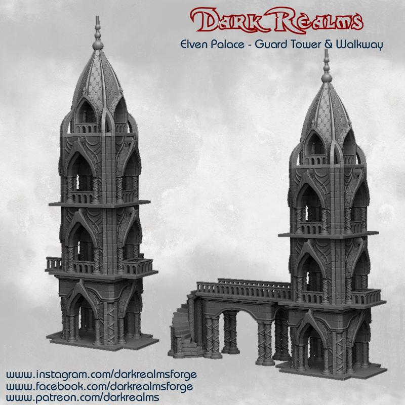 Dark Realms Elven Scenery - Guard Tower