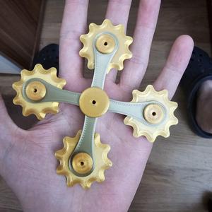 4 arm geared Fidget Spinner