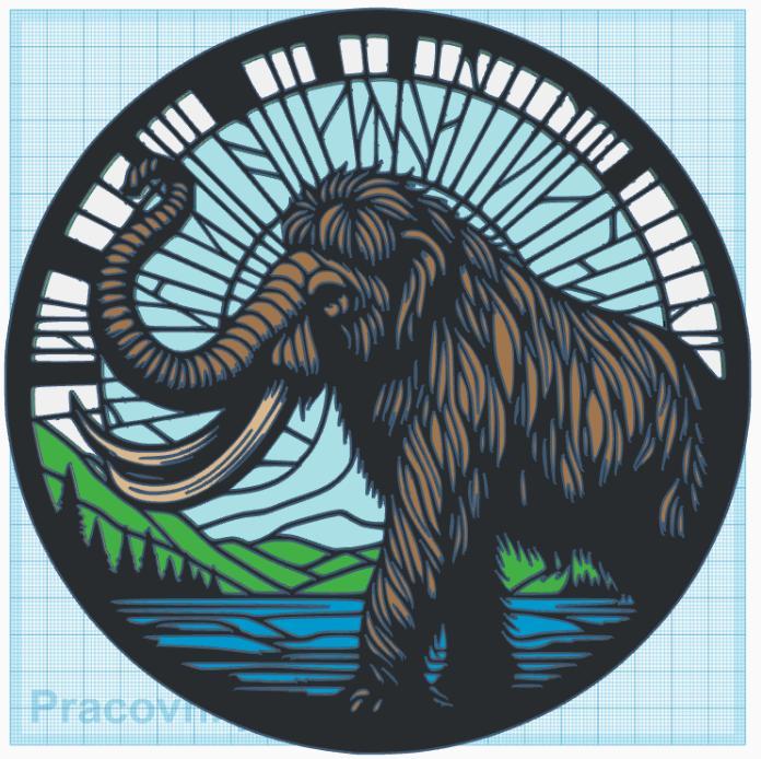 Mammoth (two colours, seven colours)