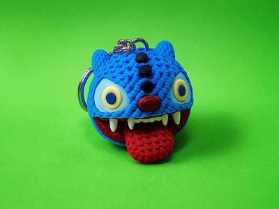 KPop Demon Hunters Derpy Tiger Keychain NO AMS