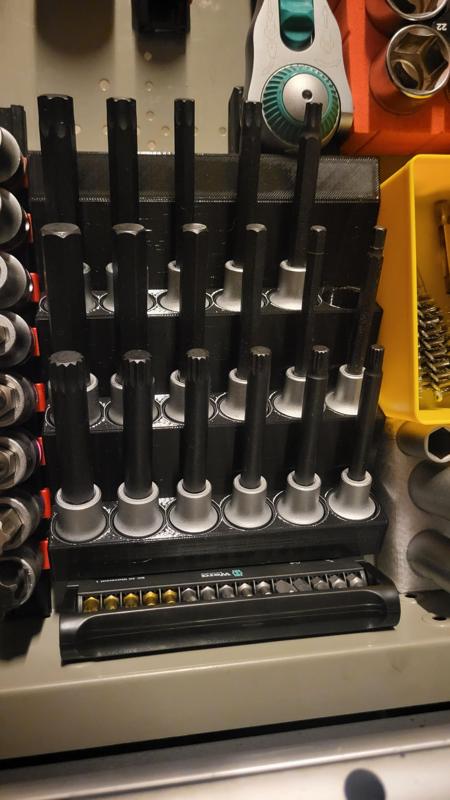 Halter für Lange 1/2 Proxxon Steckschlüsseleinsätze