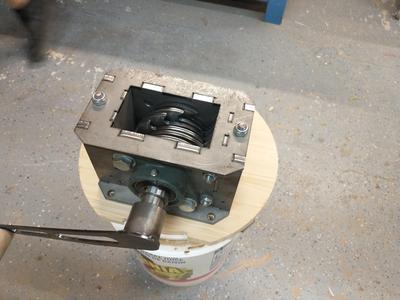 Bucket Brace for Precious Plastic Shredder V1