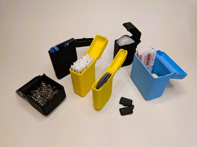Light Duty, Parametric, Hinged Container