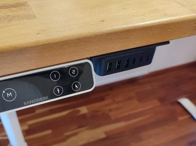 Desk Charger Zip Tie Mount