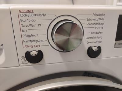 LG Washing Machine button child protectors (locks)