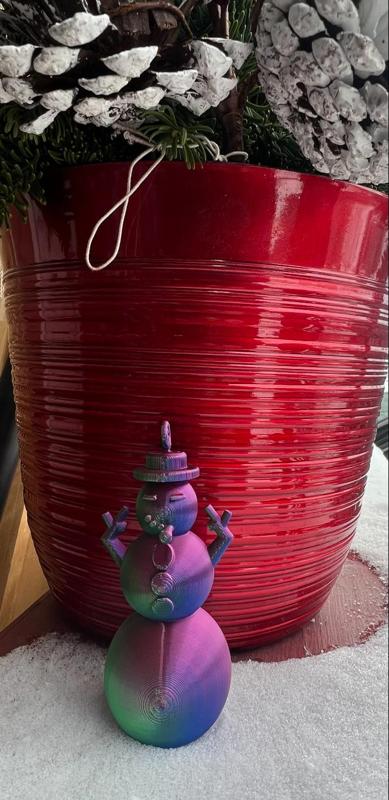 Chronic Snowman Christmas Ornament