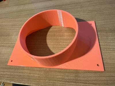 Air ozonator, 110mm pipe adapter