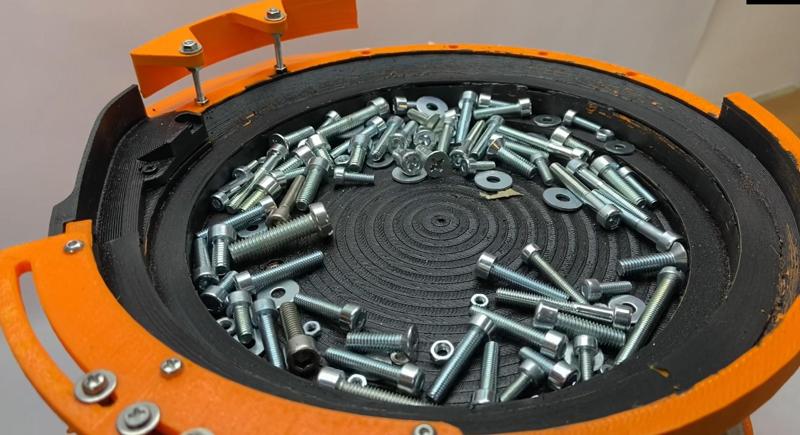 3D printed Vibration Bowl Feeder System