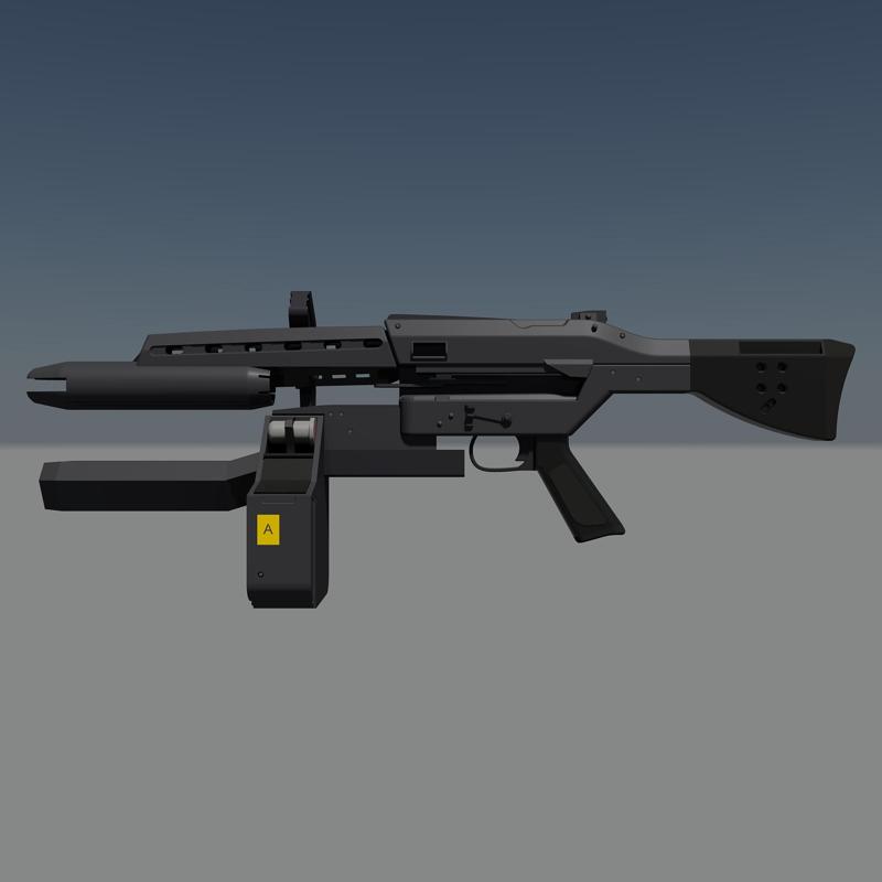 Half-life 2 Overwatch Standard Issue Pulse Rifle. Video game, props, cosplay