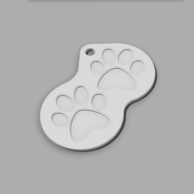 Paw keychain