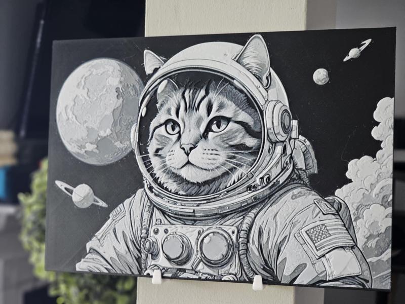 Astronaut Cat Hueforge