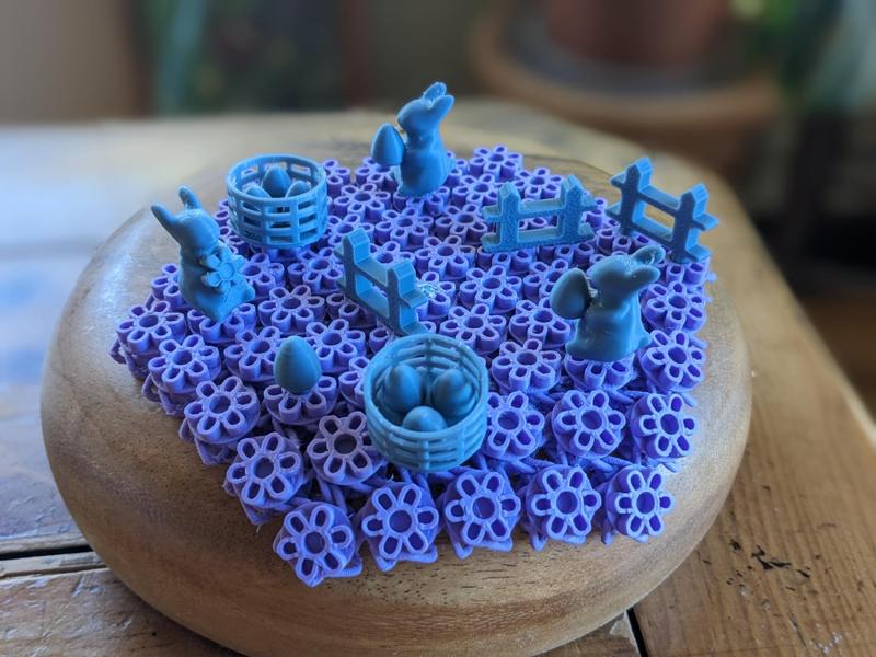 Customizable Flexible Easter Field (NASA Fabric)