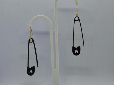 Heart-Pin Earrings
