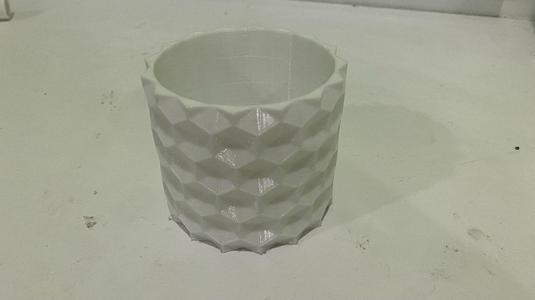 Inverted Hexagonal Plant pot and Planter - Vase mode