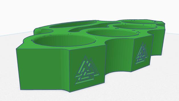 Valknut brass knuckles