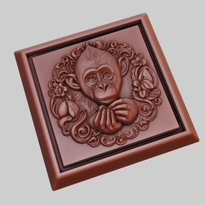 Monkey Animal 3D Model for CNC Router Laser & 3D Printer