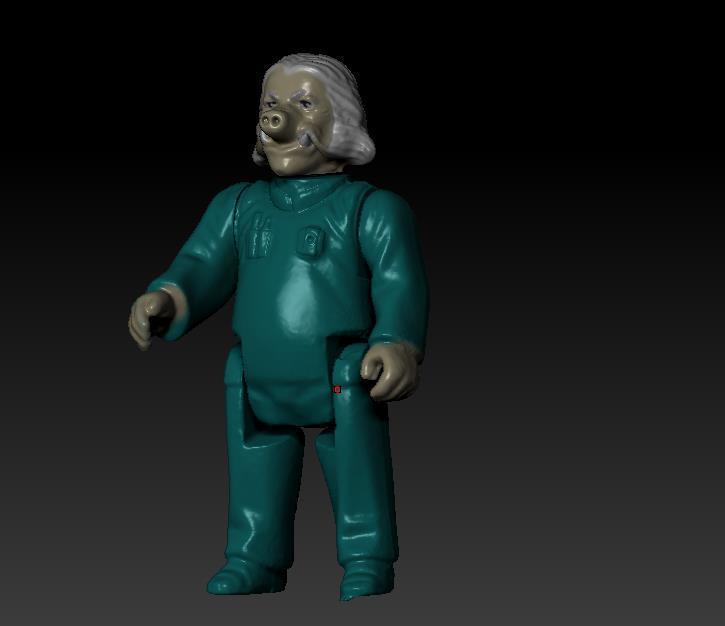 Star-Wars UGNAUGHT Kenner Style Action figure STL.