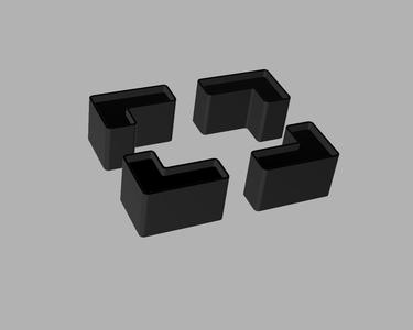 Jysk MADERUP table risers