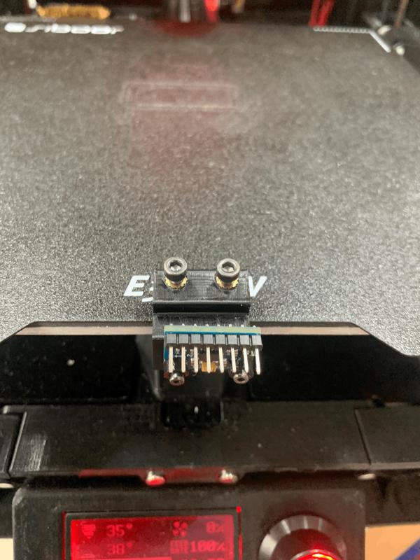 Print bed accelerometer mount