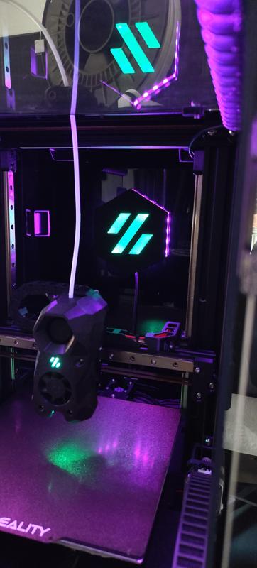 Voron Logo - Neopixel chamber sign light