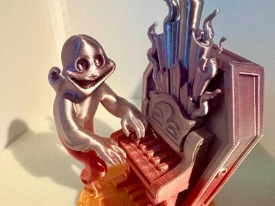 The ghastly band - the pianist