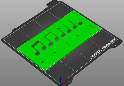 Template ruler - music