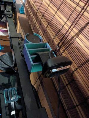 Extended C920 Logitech webcam holder for monitor stand