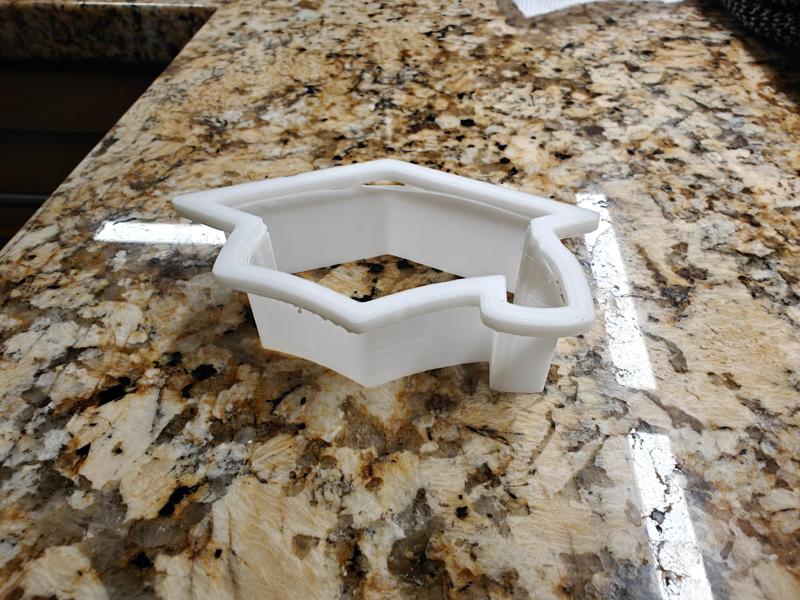 Graduation Cap Cookie Cutter