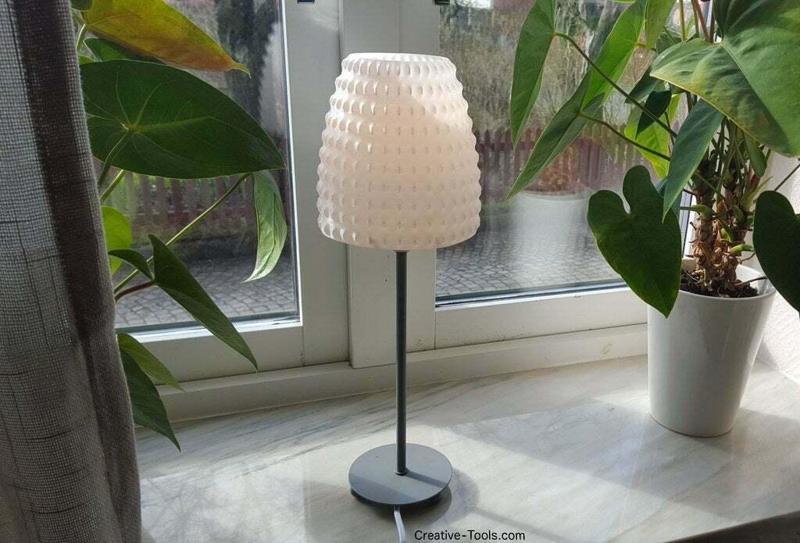 3D-printable lampshade for standard light fixture