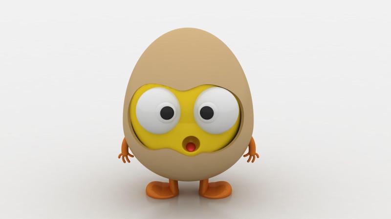 HEN EGG TOY 3D PRINTABLE MODEL