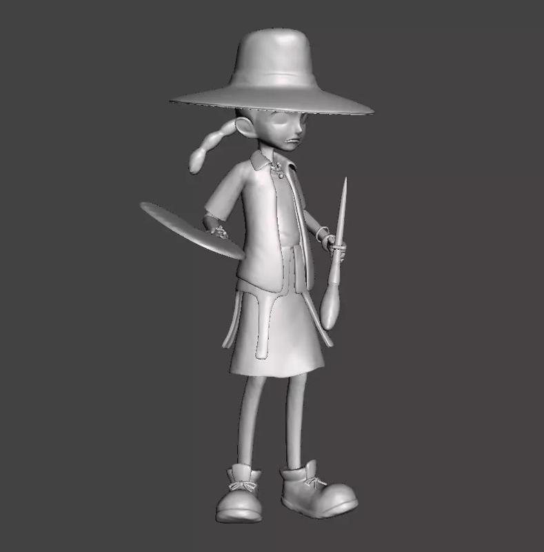 Marianne Miss Goldenweek 3D Model